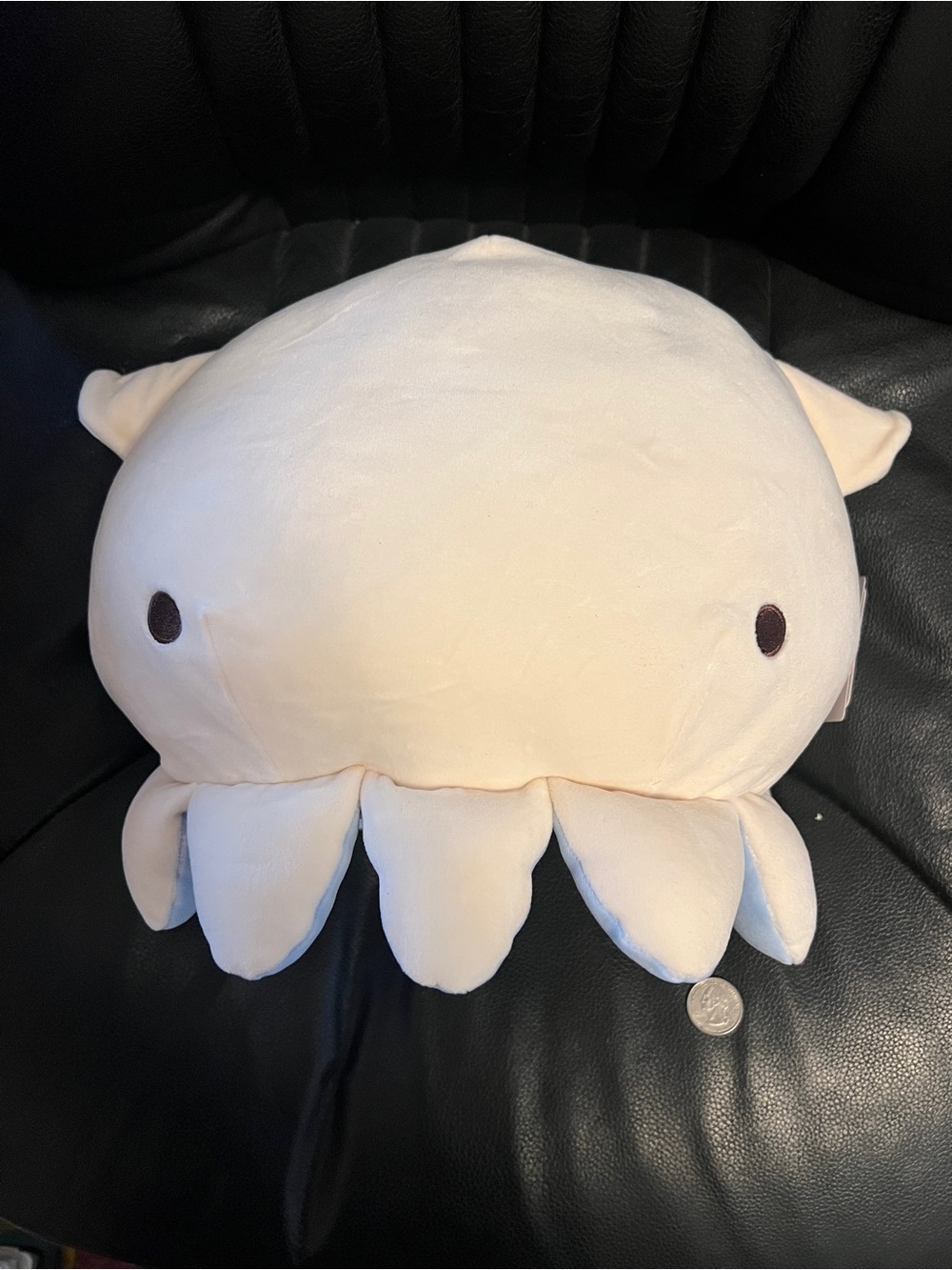 Aquamie Squid Liv Heart Plush Octopus - Cream